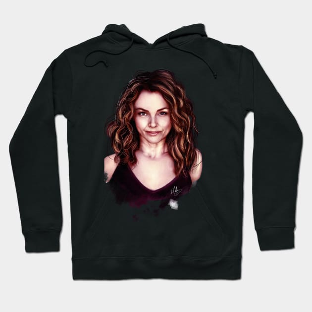 Dina Meyer - actress and... superheroine! Hoodie by micheleamadesi